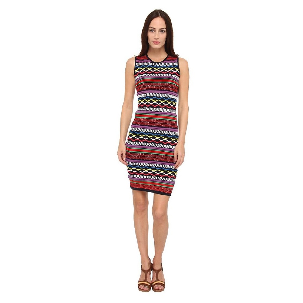 DSQUARED2 Mix Color Knitwear Dress